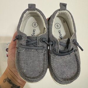 Cat & Jack Gray Moccasin Kids Shoes